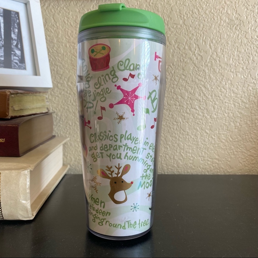 Starbucks holiday coffee to go travel cup‎ mug 2004 2006 Christmas tumbler